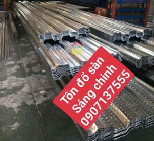 Tôn Đổ Sàn Deck, Lưới Thép Đổ Sàn, Tôn Kẽm Sóng Sàn Tại Thép Sáng Chinh